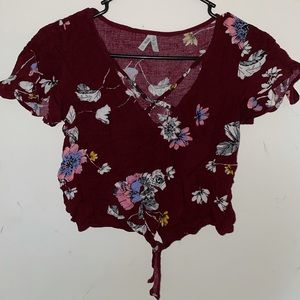 Flower crop top